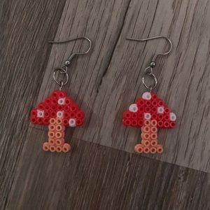 Mushroom earrings